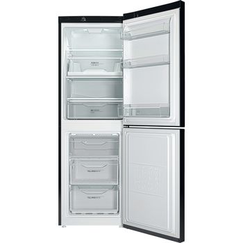 Indesit-Fridge-Freezer-Free-standing-LD70-N1-K-Black-2-doors-Frontal-open