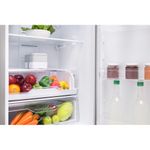 Indesit-Fridge-Freezer-Free-standing-LD70-N1-S-Silver-2-doors-Drawer