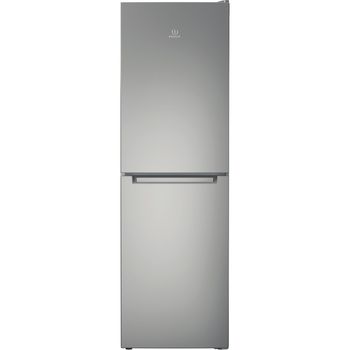 Indesit-Fridge-Freezer-Free-standing-LD85-F1-S-Silver-2-doors-Frontal