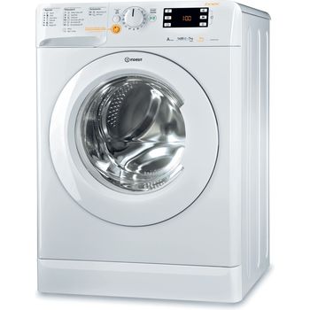 Indesit-Washer-dryer-Free-standing-XWDE-751480X-W-UK-White-Front-loader-Perspective