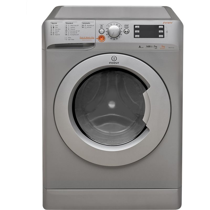 Indesit-Washer-dryer-Free-standing-XWDE-751480X-S-UK-Silver-Front-loader-Frontal
