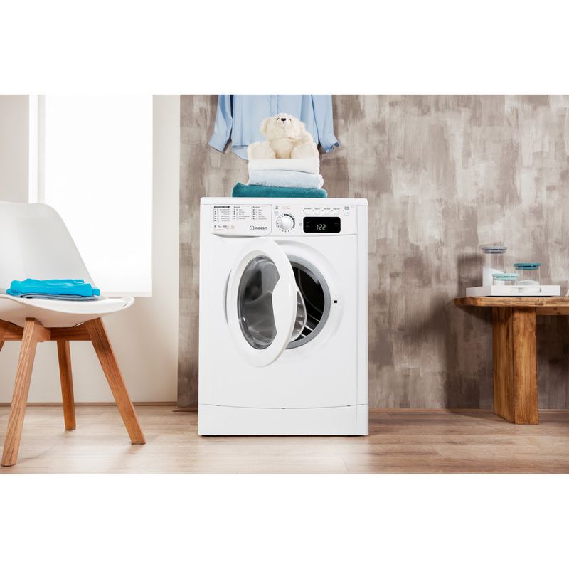 Indesit-Washer-dryer-Free-standing-EWDE-7145-W-UK-White-Front-loader-Lifestyle-frontal-open