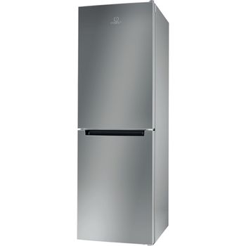 Indesit-Fridge-Freezer-Free-standing-LR7-S1-S-UK-Silver-2-doors-Perspective