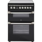 Indesit-Double-Cooker-ID60C2-K--S-Black-B-Vitroceramic-Frontal