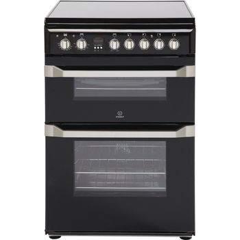 Indesit double oven online electric