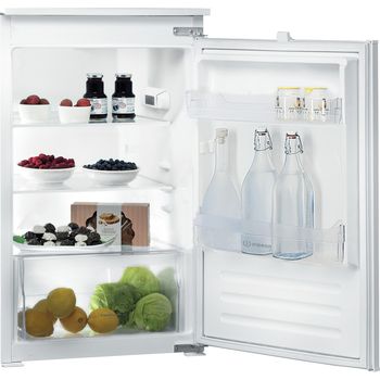 Indesit-Refrigerator-Built-in-INS-901-AA-Steel-Perspective_Open