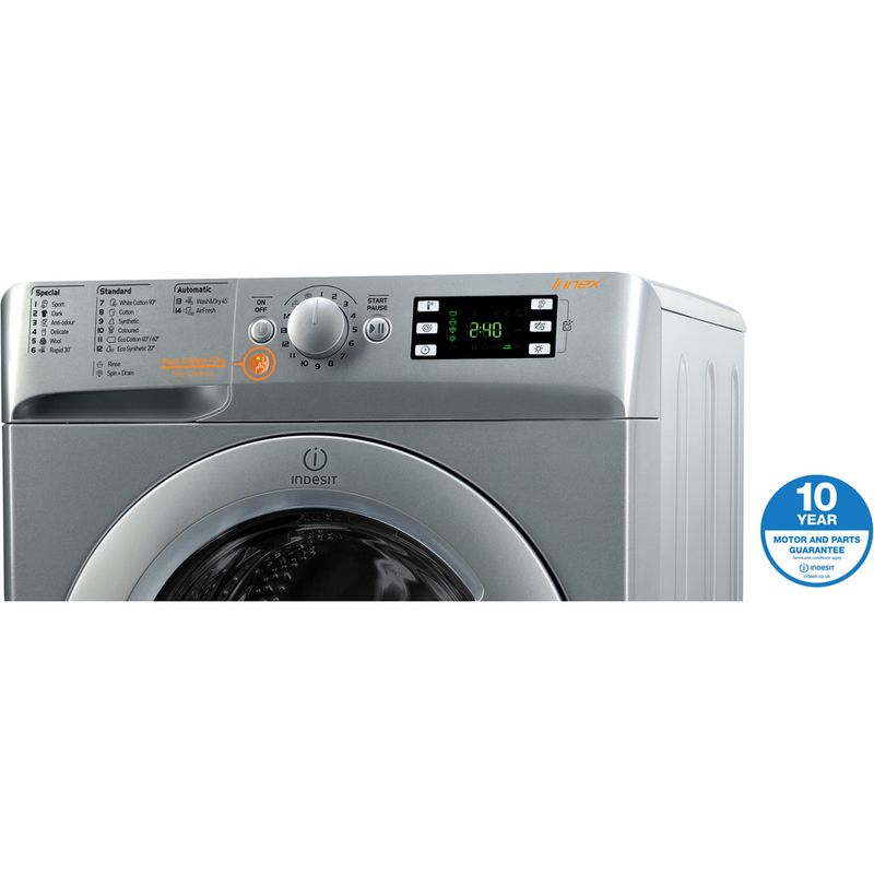 Indesit-Washer-dryer-Free-standing-XWDE-861480X-S-UK-Silver-Front-loader-Award