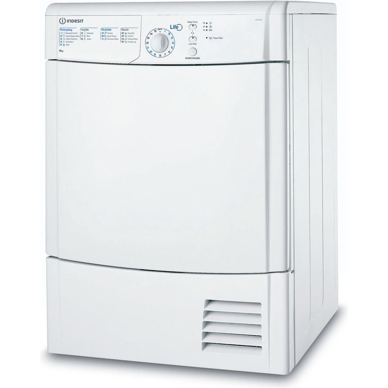 Indesit-Dryer-LDVL-85-B-R--UK--White-Perspective