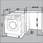 Indesit-Washing-machine-Built-in-IWME-127-UK-White-Front-loader-A--Technical-drawing