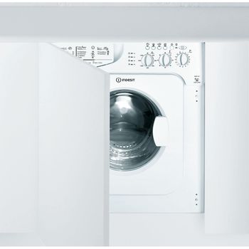 Indesit-Washing-machine-Built-in-IWME-146-UK-White-Front-loader-A--Frontal