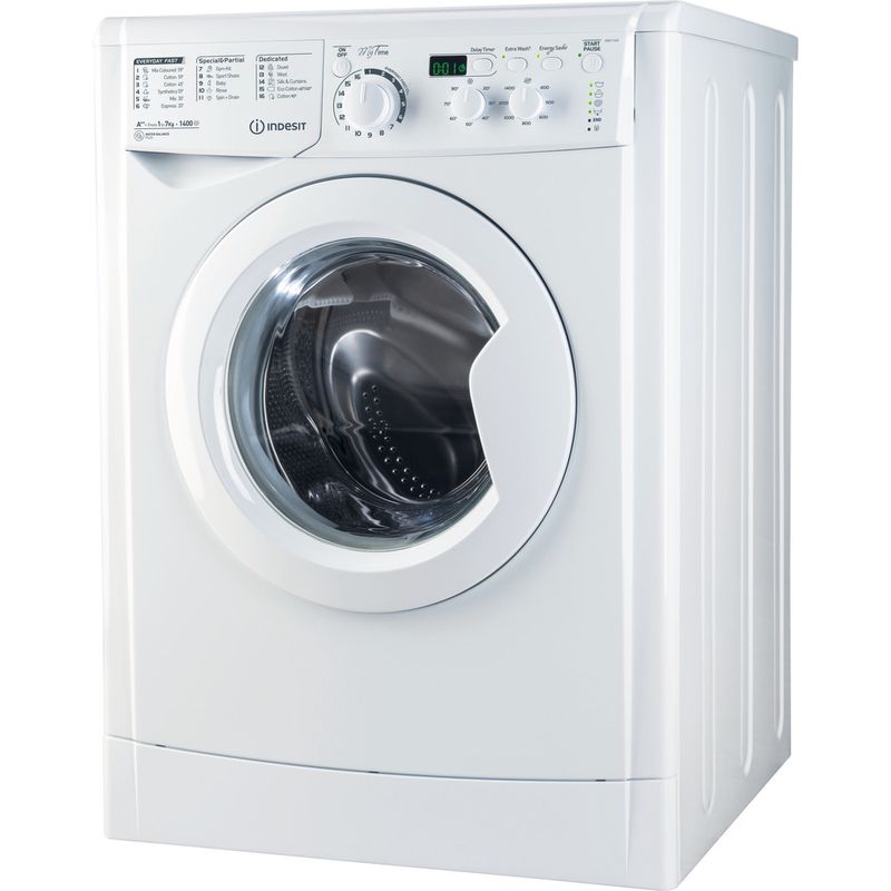 Indesit-Washing-machine-Free-standing-EWD-71452-W-UK-White-Front-loader-A---Perspective