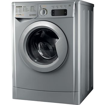 Indesit-Washer-dryer-Free-standing-EWDE-7125-S-UK-Silver-Front-loader-Perspective