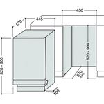 Indesit-Dishwasher-Built-in-DISR-14B1-UK-Full-integrated-A-Technical-drawing