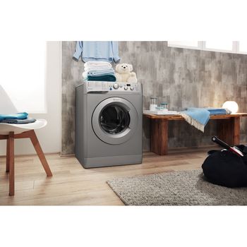 Indesit-Washing-machine-Free-standing-BWD-71453-S-UK-Silver-Front-loader-A----Lifestyle-perspective