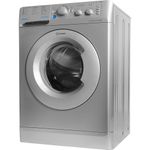 Indesit-Washing-machine-Free-standing-BWC-61452-S-UK-Silver-Front-loader-A---Perspective