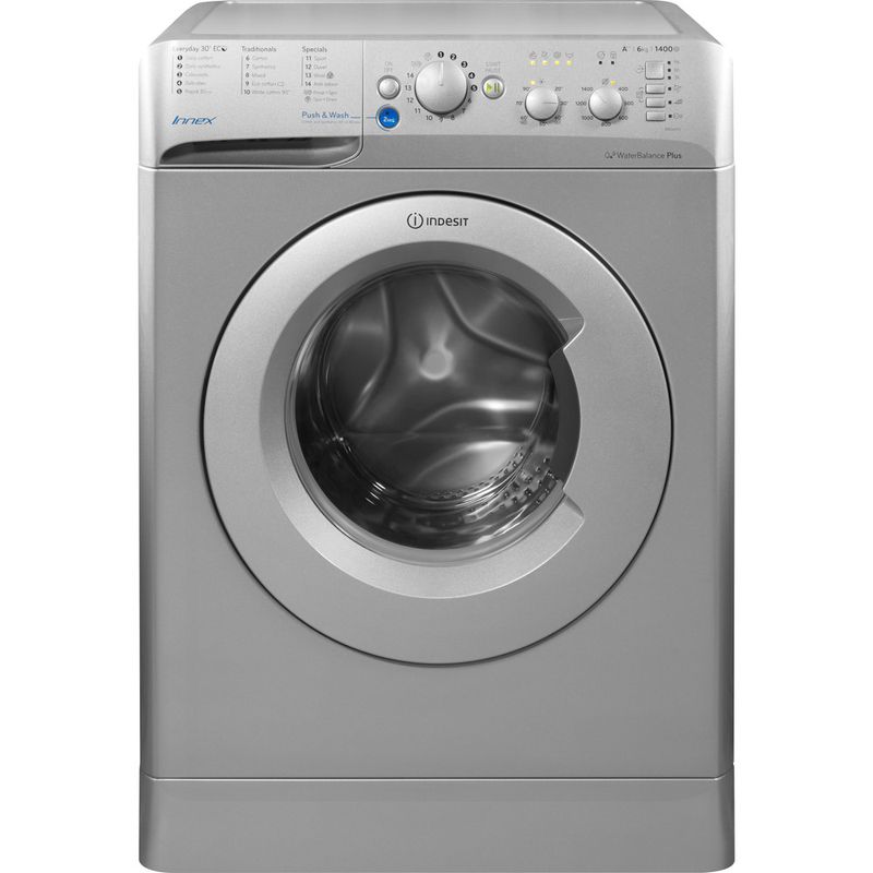 Indesit-Washing-machine-Free-standing-BWC-61452-S-UK-Silver-Front-loader-A---Frontal