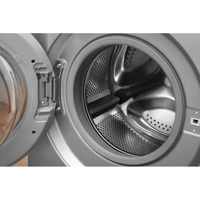 Indesit-Washing-machine-Free-standing-BWC-61452-S-UK-Silver-Front-loader-A---Drum