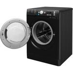 Indesit-Washing-machine-Free-standing-BWA-81683X-K-UK-Black-Front-loader-A----Perspective-open