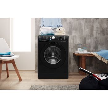 Indesit-Washing-machine-Free-standing-BWA-81683X-K-UK-Black-Front-loader-A----Lifestyle-frontal