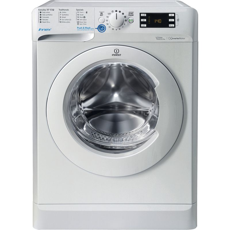 Indesit-Washing-machine-Free-standing-BWE-91683X-W-UK-White-Front-loader-A----Frontal