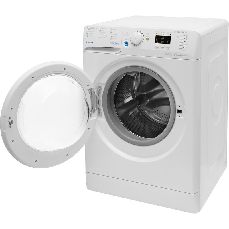 Indesit-Washing-machine-Free-standing-BWA-81683X-W-UK-White-Front-loader-A----Perspective-open