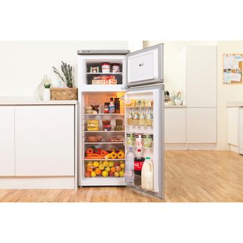 Indesit-Fridge-Freezer-Free-standing-RAA-29-S-UK.1-Silver-2-doors-Lifestyle-frontal-open