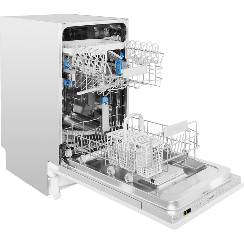 Indesit-Dishwasher-Built-in-DSIO-3T224-E-Z-UK-Full-integrated-A---Perspective-open