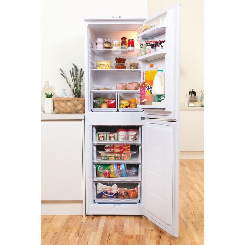 Freestanding fridge freezer Indesit IBD 5517 W UK