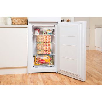 Indesit-Fridge-Freezer-Free-standing-LD85-F1-W.1-White-2-doors-Lifestyle-perspective-open