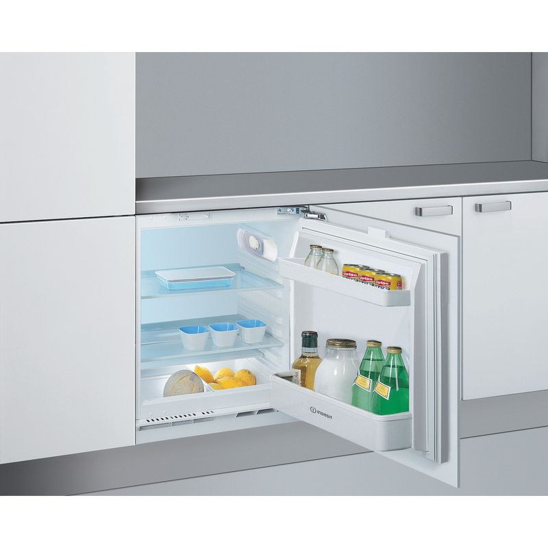 Indesit-Refrigerator-Built-in-IL-A1.UK.1-Steel-Perspective-open