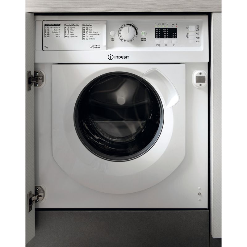 Indesit-Washing-machine-Built-in-BI-WMML-71452-UK-White-Front-loader-A---Frontal