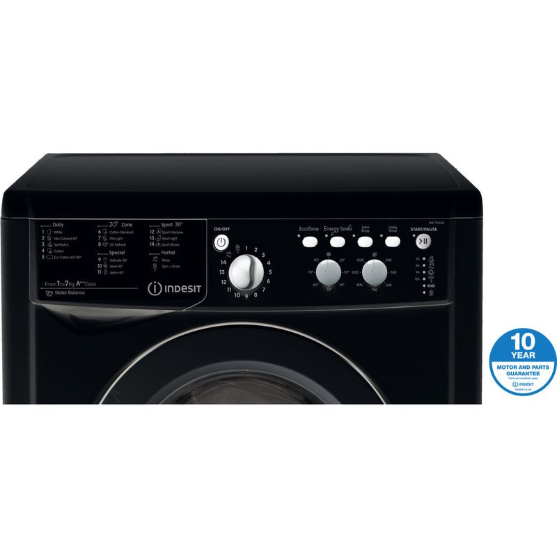 Indesit-Washing-machine-Free-standing-IWC-71252-ECO-K-UK-Black-Front-loader-A---Award