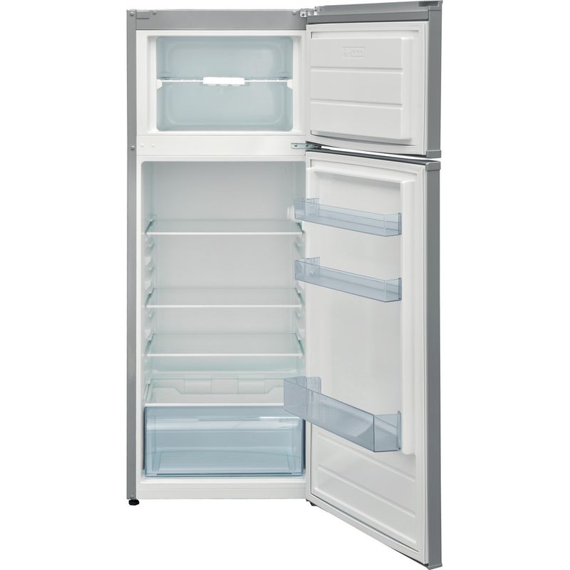 Indesit-Fridge-Freezer-Free-standing-I55TM-4110-X-UK-Silver-2-doors-Frontal_Open