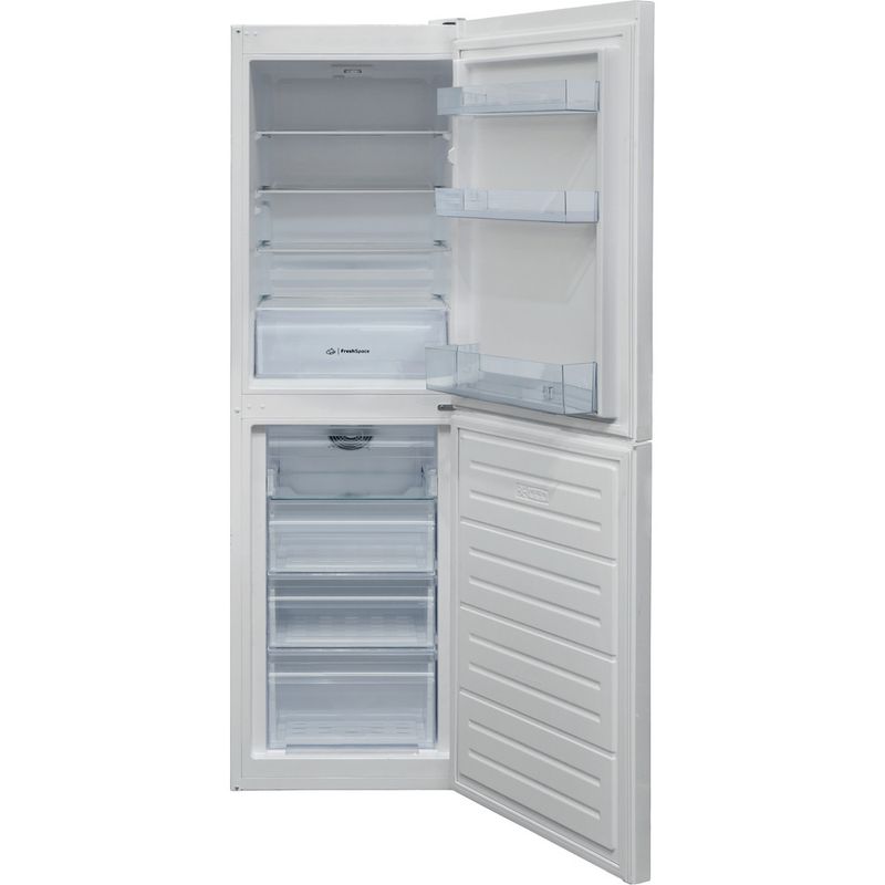 Indesit-Fridge-Freezer-Free-standing-IBNF-55181-W-UK-White-2-doors-Frontal-open