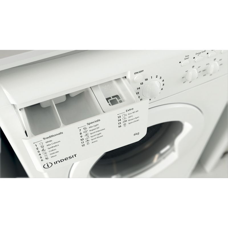 Indesit-Washing-machine-Free-standing-IWSC-61251-W-UK-N-White-Front-loader-F-Drawer