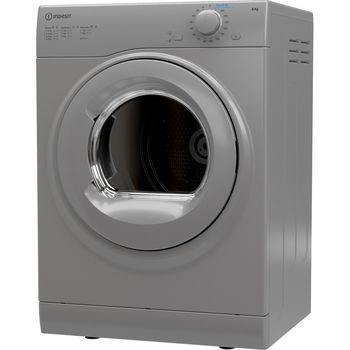 Indesit Dryer I1 D80S UK Silver Perspective