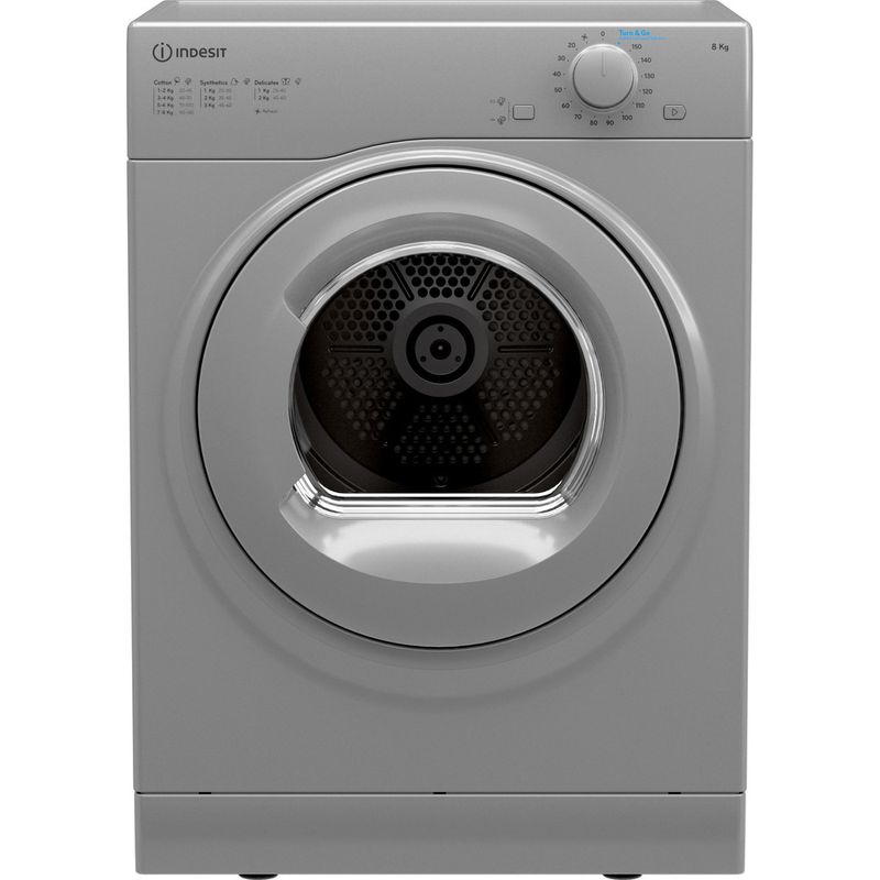 Indesit-Dryer-I1-D80S-UK-Silver-Frontal