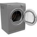 Indesit Dryer I1 D80S UK Silver Perspective open