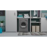 Indesit Dryer I1 D80S UK Silver Lifestyle frontal