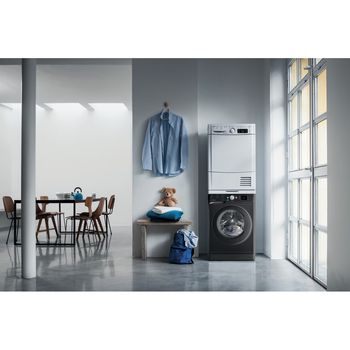 Indesit Washing machine Freestanding BWE 91484X K UK N Black Front loader C Lifestyle frontal