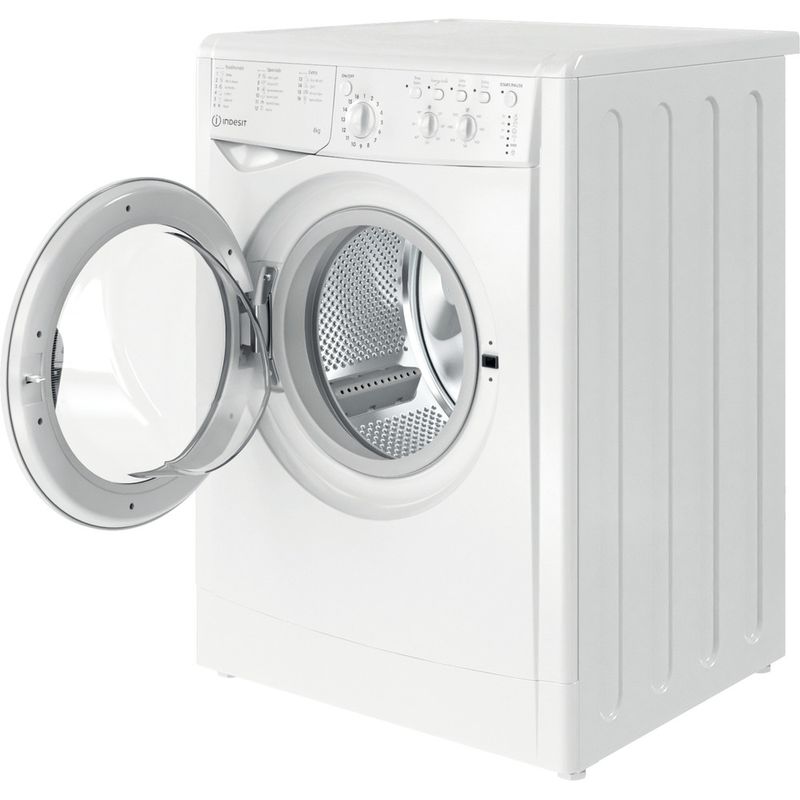 Indesit-Washing-machine-Free-standing-IWC-71453-W-UK-N-White-Front-loader-D-Perspective-open