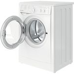 Indesit Washing machine Freestanding IWC 81283 W UK N White Front loader D Perspective open