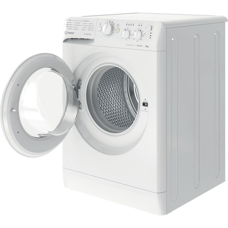 Indesit-Washing-machine-Free-standing-MTWC-91484-W-UK-White-Front-loader-C-Perspective-open