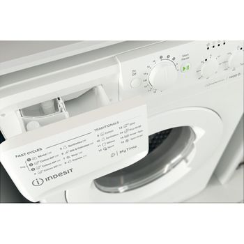 Indesit Washing machine Freestanding MTWC 91484 W UK White Front loader C Drawer