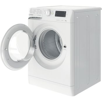 Indesit Washing machine Freestanding MTWE 91484 W UK White Front loader C Perspective open