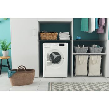 Indesit Washing machine Freestanding MTWE 91484 W UK White Front loader C Lifestyle frontal open