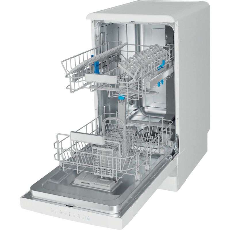 Indesit-Dishwasher-Free-standing-DSFO-3T224-Z-UK-N-Free-standing-E-Perspective-open
