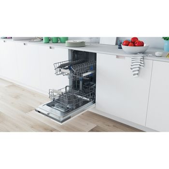 Indesit Dishwasher Built-in DSIO 3T224 E Z UK N Full-integrated E Lifestyle perspective open