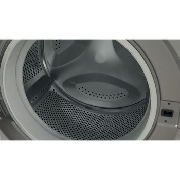 Indesit Washing machine Freestanding BWE 91484X S UK N Silver Front loader C Drum