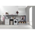 Indesit Washer dryer Freestanding BDE 96436X W UK N White Front loader Lifestyle frontal